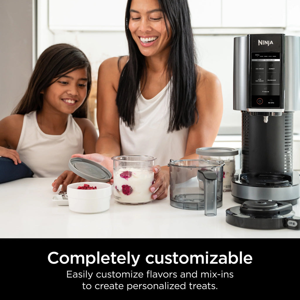 Ice Cream Maker with 5 One-Touch Programs, 16oz. Pints with Storage Lids G99225
