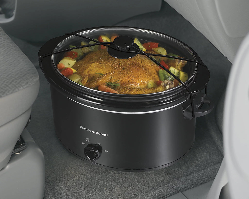 5 Quart Portable Slow Cooker with Removable Crock U5689
