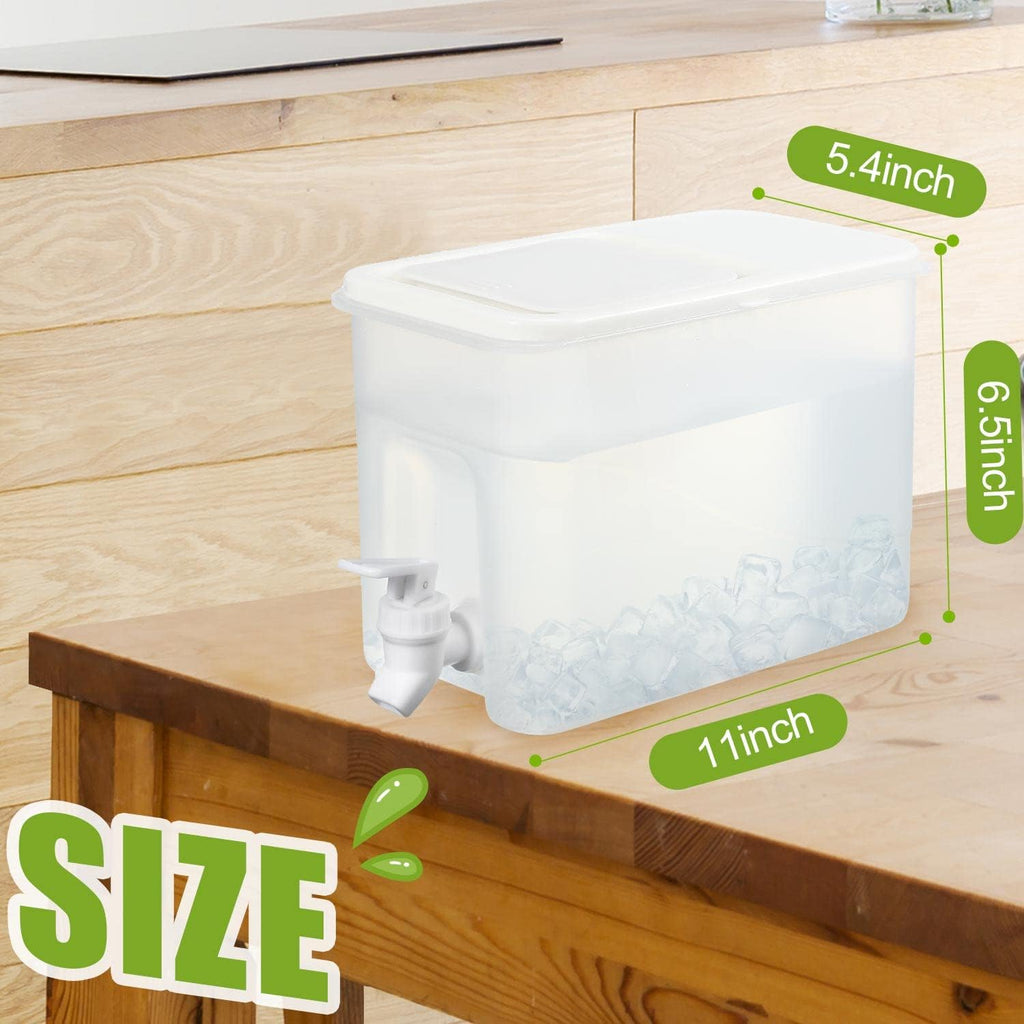 1 Gallon Plastic Drink Dispenser with Spigot and Lid, 3 Pcs O68201