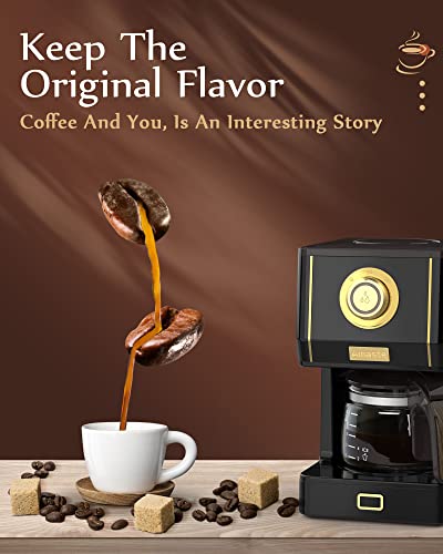 25 Oz Glass Coffee Pot Coffee Maker with Reusable Filter Z563988