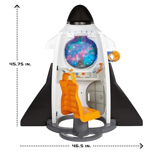 Adventure Rocket Space Astronaut Pretend Role Play, 40 x 18 x 18 inches X20586