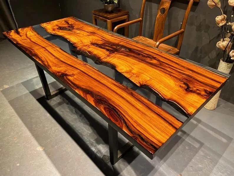 Large Epoxy Resin Dining Table Top (48 x 24inches) G312512