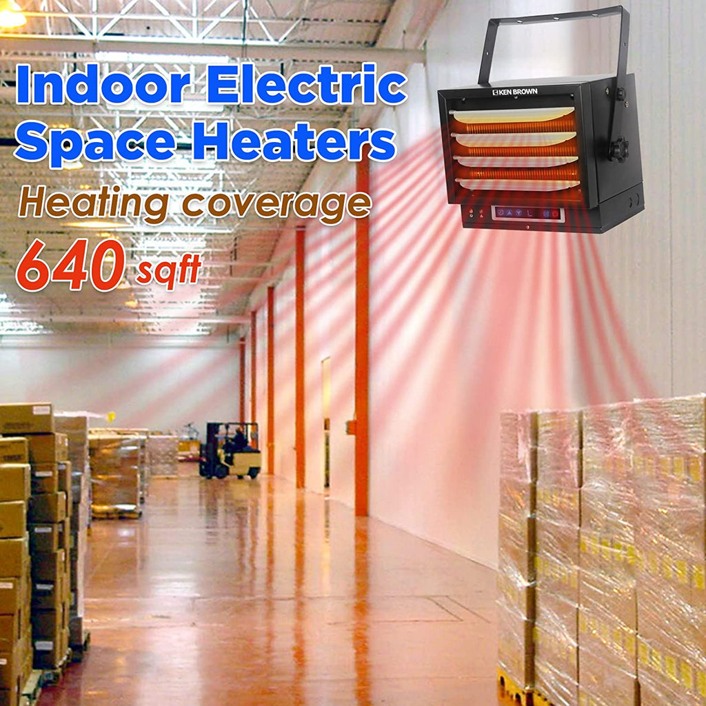 7500W Digital Fan Forced Ceiling Mount Heater with Remote and Digital Thermostat T66785