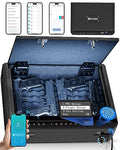 Biometric Gun Safe 4 Ways Quick Access Fingerprint Digital Keypad Key APP Lock Handgun Pistol Safe S3819