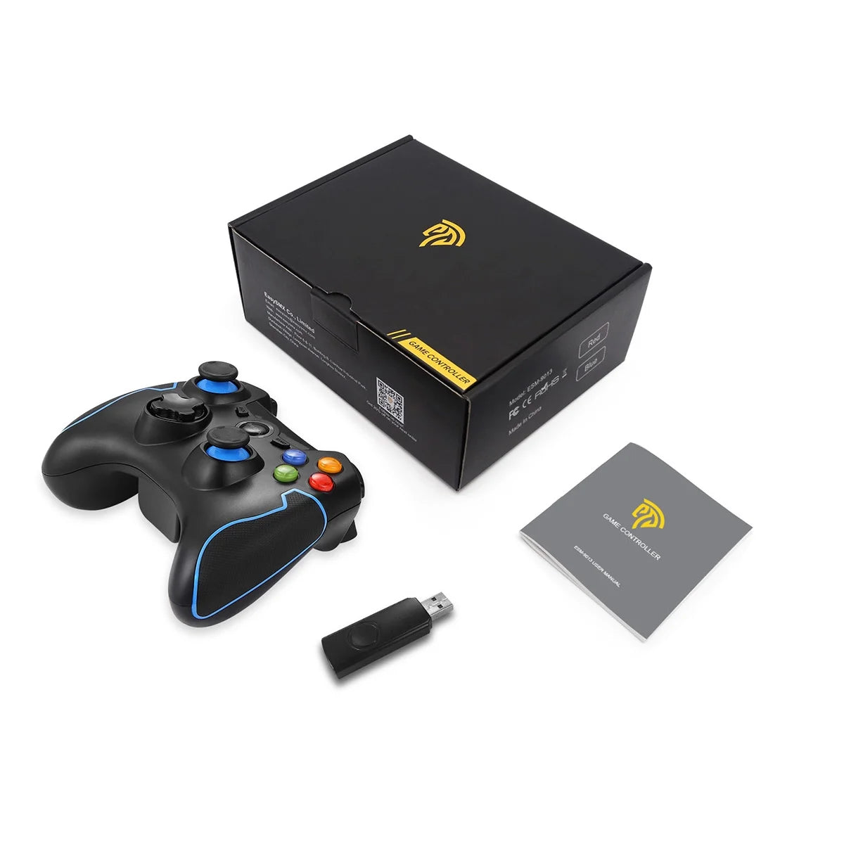 Black 2.4GHz Wireless Gaming Controller D559923