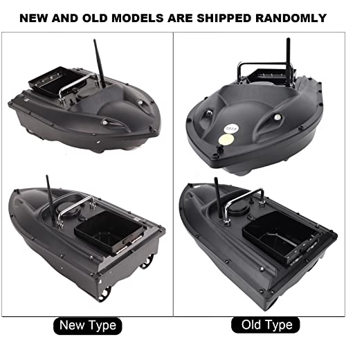 Black Remote Control Fishing Bait Boat C78397
