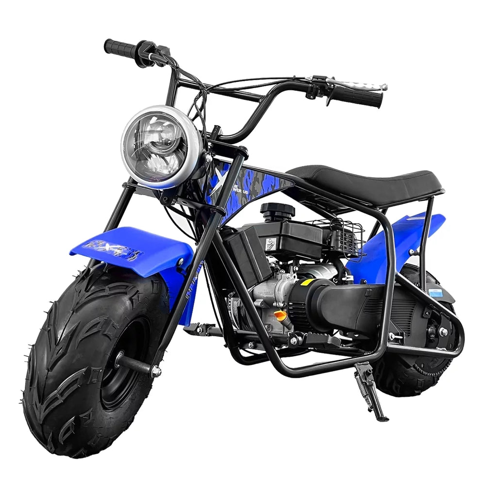 Blue 99cc Off-Road Mini Bike I7871