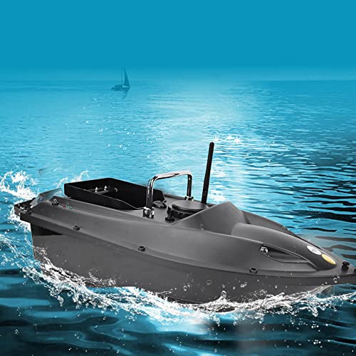 Black Remote Control Fishing Bait Boat C78397