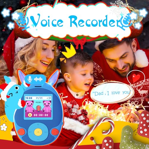 64GB MP3 Player with Bluetooth, Front Speaker, Games, Recorder, Ear Lights, Alarm, Expandable Up to 128GB W11602