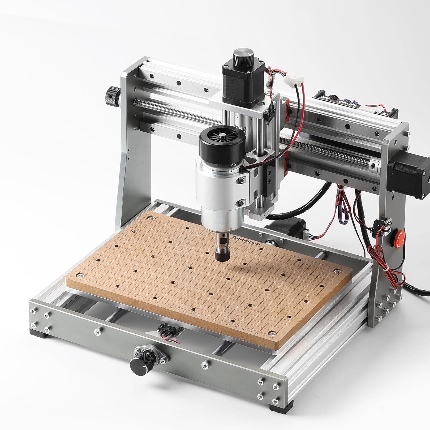 CNC Router Machine with MDF Grid Spoilboard O873