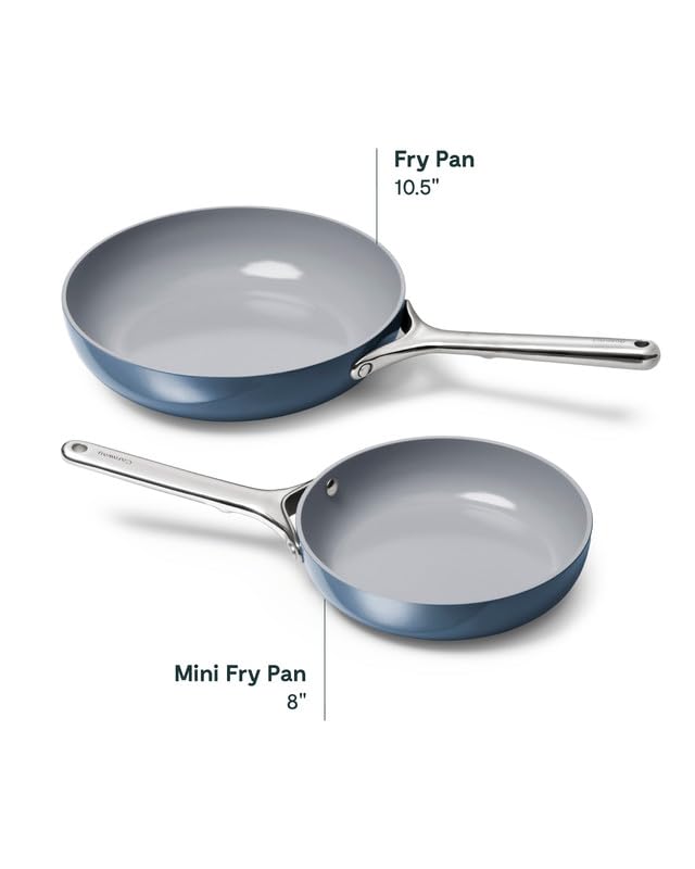 Nonstick Ceramic Frying Pan 2.7 qt 10.5" Navy A168694