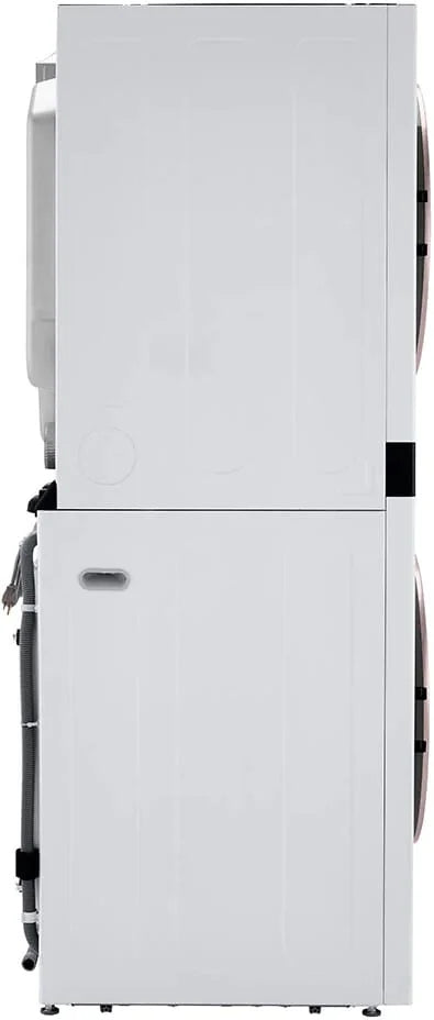 Front Load White Stacked Unit with 4.5 cu. ft. Washer & 7.4 cu. ft. Dryer H2930