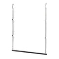 Hanging Closet Rod, Adjustable Closet Hanging Organizer, 2 Pack Chrome R71494