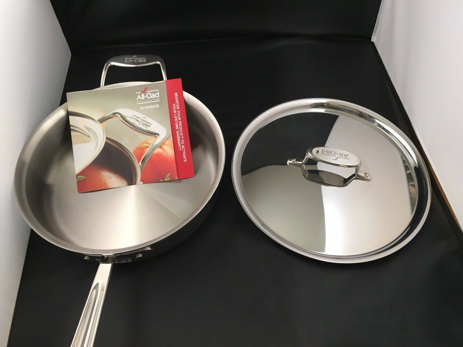 Stainless-Steel 4-Qt. Deep Saute Pan with Splatter Screen K259092