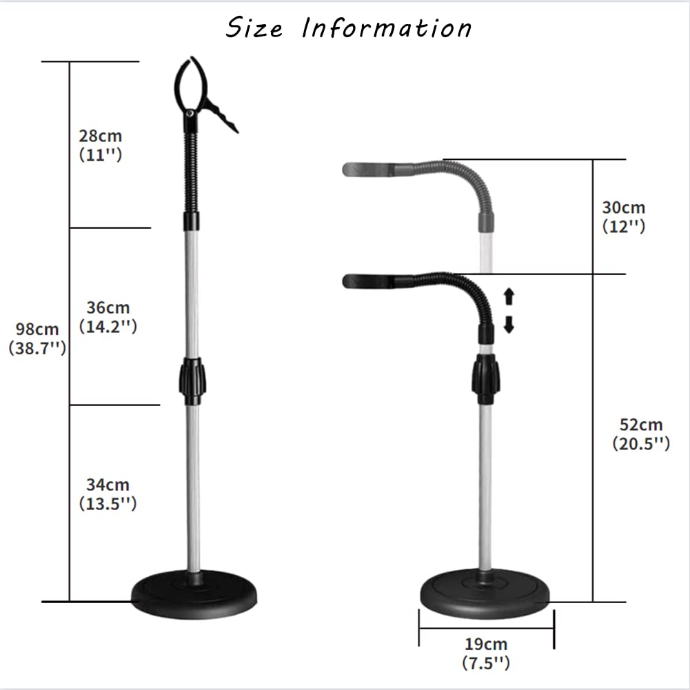 360 Degree Rotating Lazy Hair Dryer Stand with Heavy Base S576