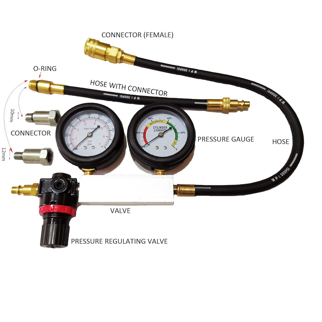 Engine Cylinder Leak Tester Gauges Set I902