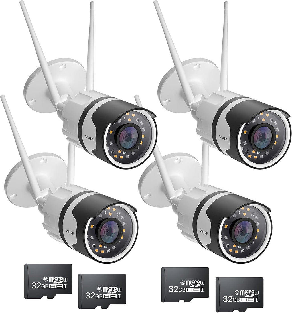 8 Channel 5MP Lite Home Security Camera System with 8 x 1080p Weatherproof Cameras G6832