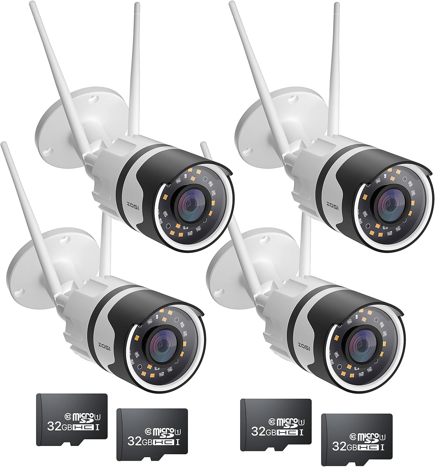 8 Channel 5MP Lite Home Security Camera System with 8 x 1080p Weatherproof Cameras G6832