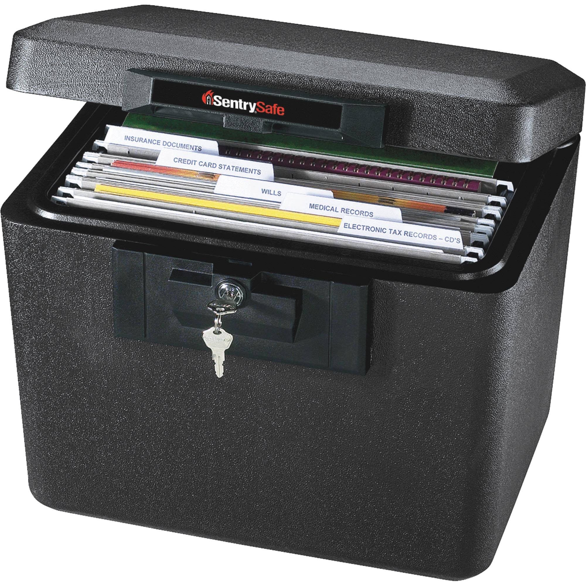 Black Fire Protection Document & File Safe O992