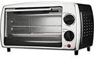 4 Slice Toaster Oven and Broiler Black T296107