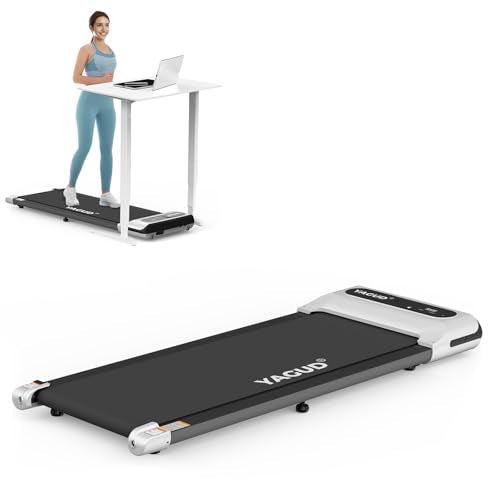 Silver 2.5 HP Portable Walking Treadmill with Remote Control and LED Display K20919