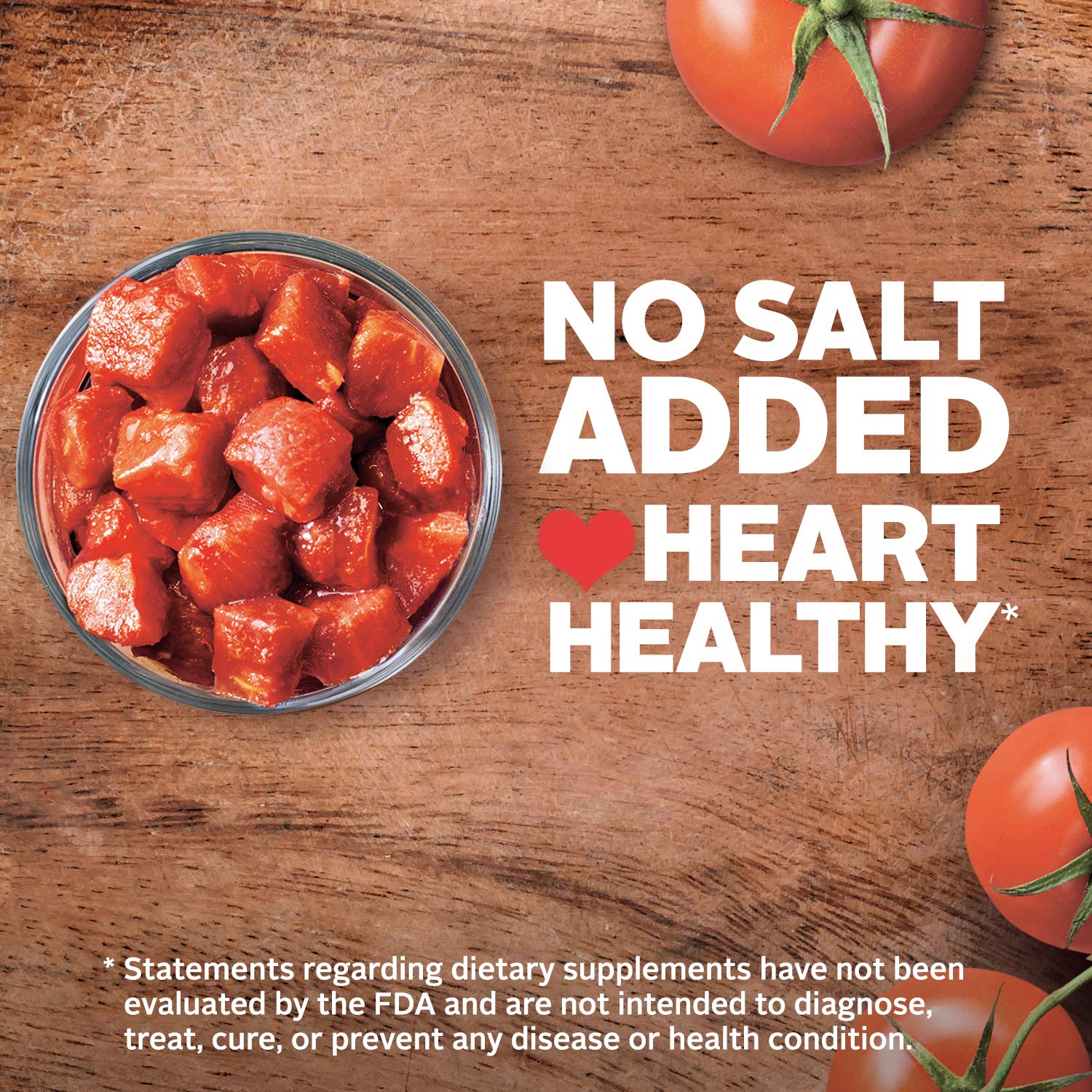 14.5 Ounce Diced Tomatoes No Salt Added E4861