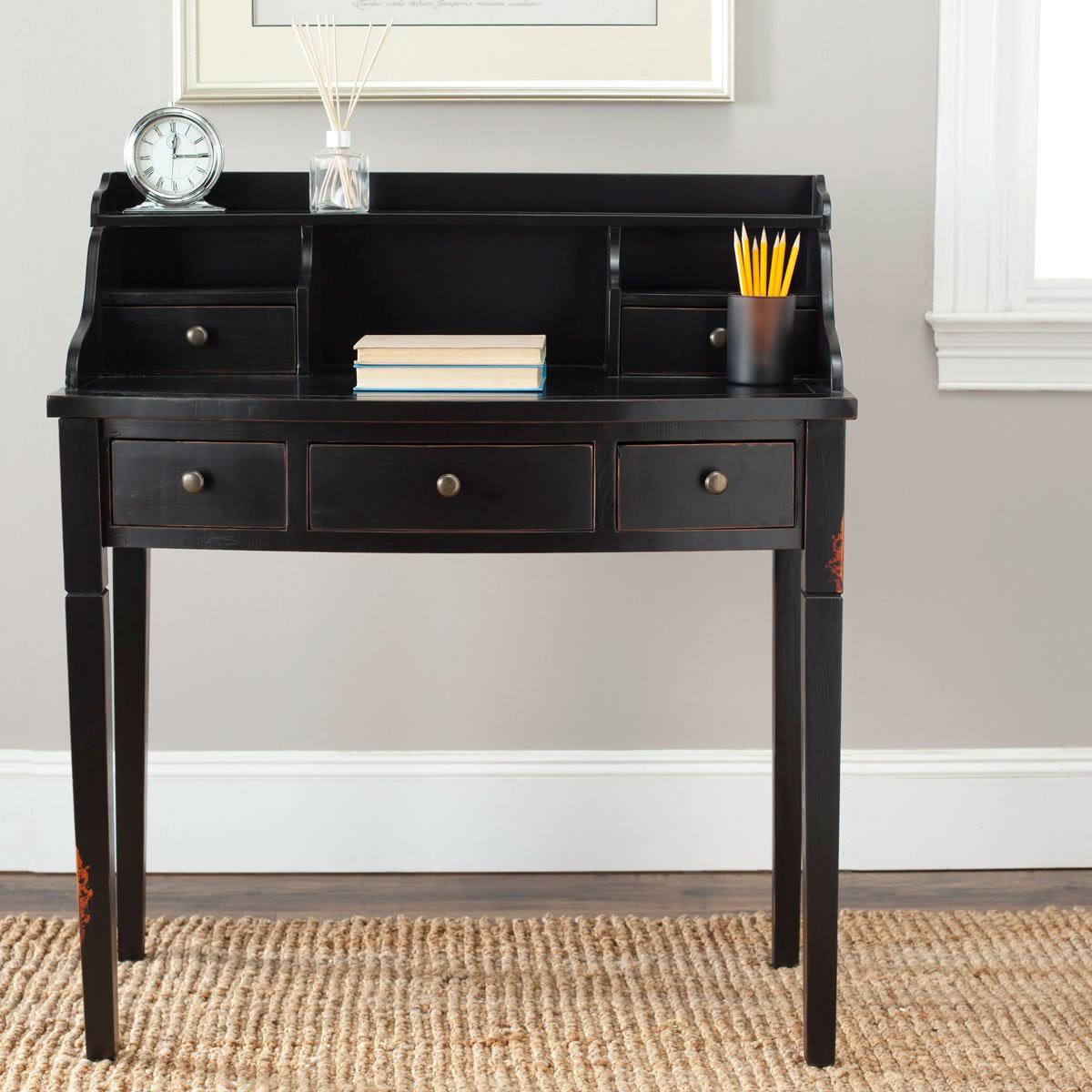 White Writing Desk S62006