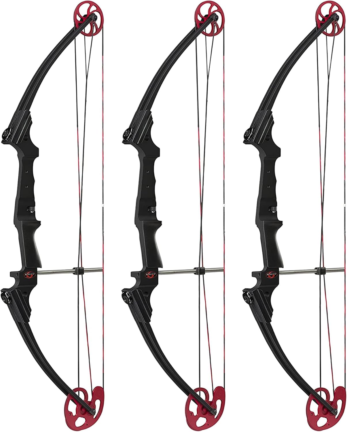 Black 3 Pack Adjustable Compound Bow Y984