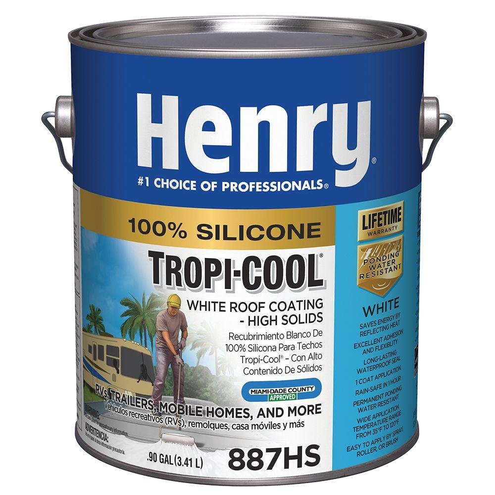 Silicone Roof Coating White 0.9 oz F638