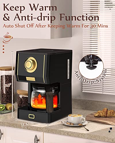 25 Oz Glass Coffee Pot Coffee Maker with Reusable Filter Z563988