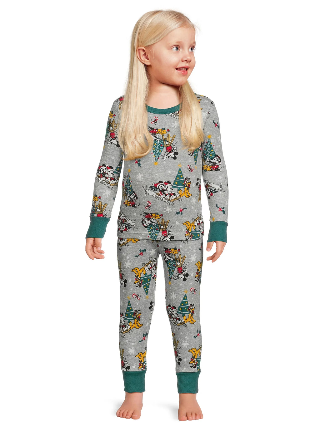 2-Piece Toddler Long Sleeve Pajama Set Z513