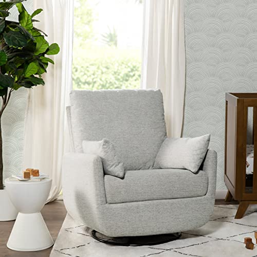Ivory Boucle Swivel Glider T196496