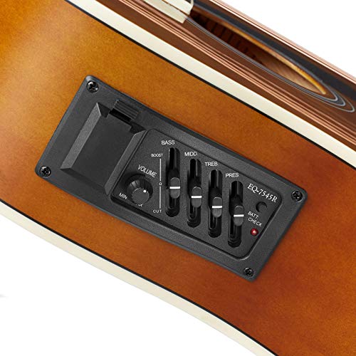 Full-Size Dreadnought Acoustic-Electric Guitar Bundle L610
