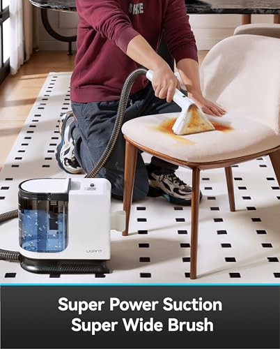 Portable Carpet Cleaner with Steam, 18Kpa Suction L289407