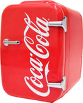 Retro Mini Fridge 4L 6 Can Portable Cooler Warmer Red G10093