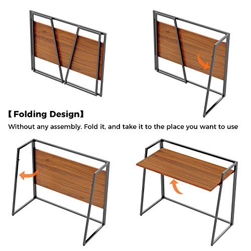 Black Small Folding Desk W715461