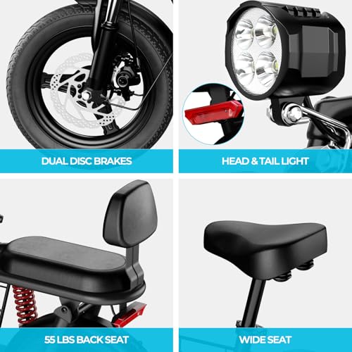 850W Peak Electric Scooter with Seat, 22MPH, 25 Miles Range, 14" Pneumatic Tire, Folding E Scooter H4861