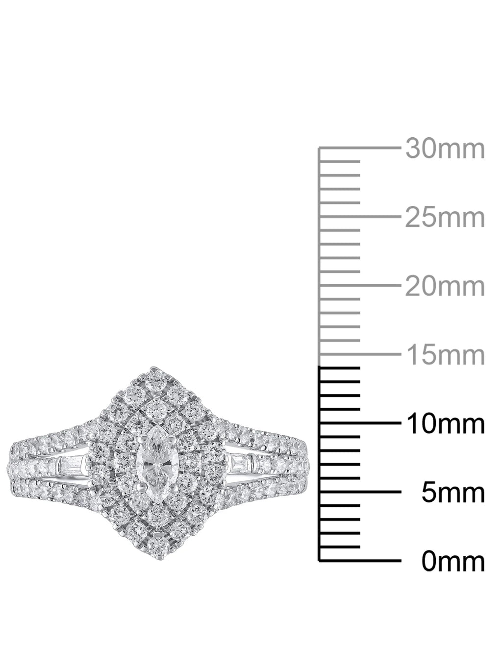 1 Carat T.W. Lab Grown Diamond Engagement Ring in Sterling Silver B574531