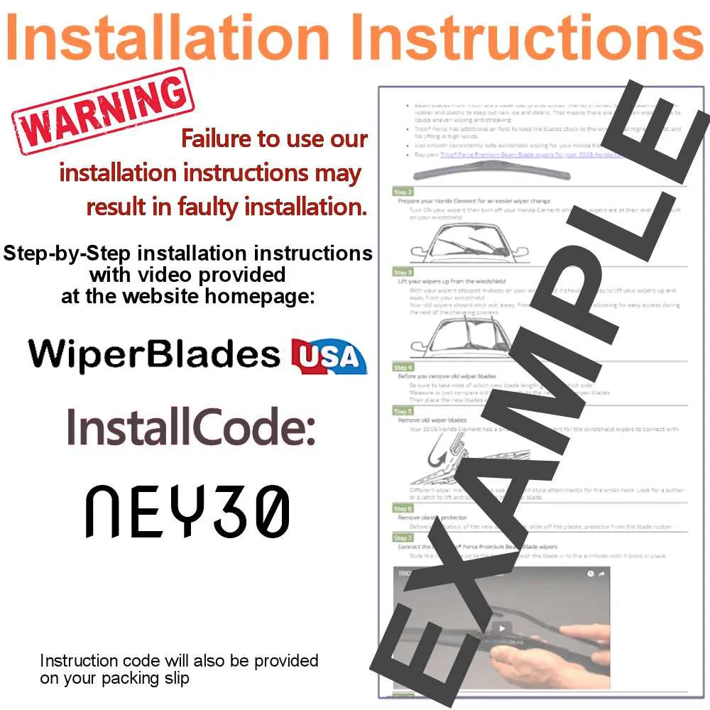 Wiper Blades (Set of 2) R257