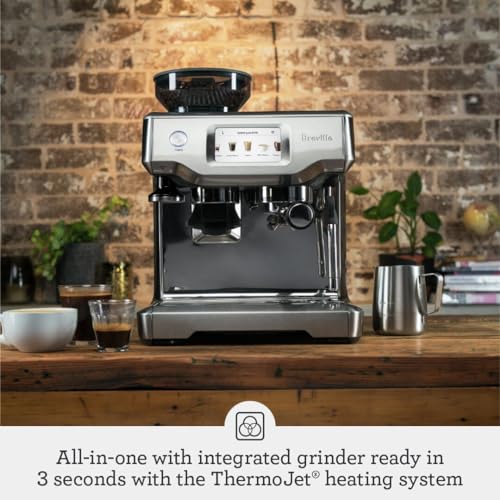 Brushed Stainless Steel Espresso Machine O760