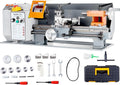 7'' x 13.78'' Metal Lathe with Tool Box W24229