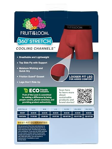 Men's 360 Stretch Boxer Briefs A33298