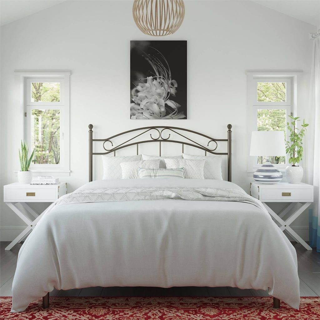 Bronze Metal Headboard I98683