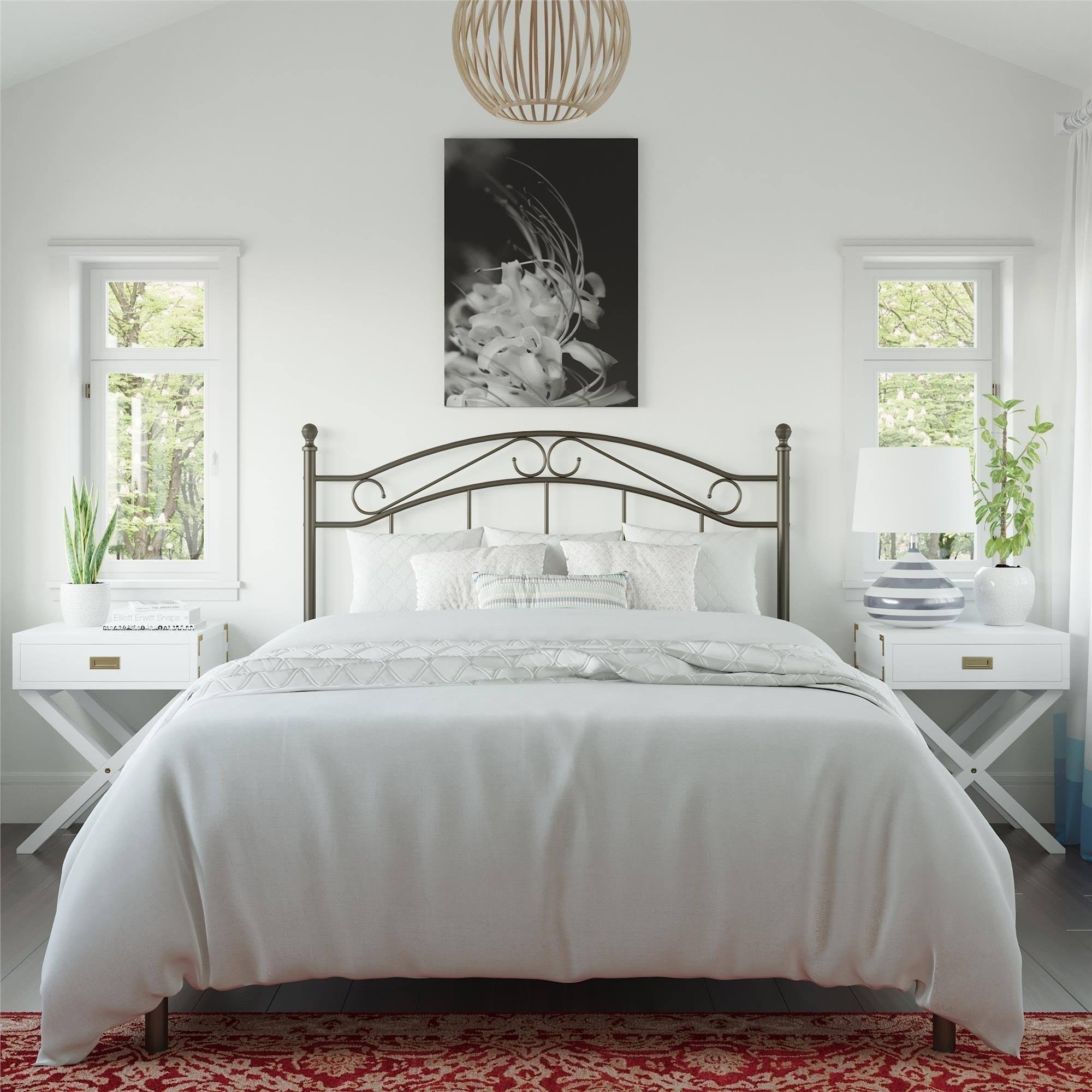 Bronze Metal Headboard I98683