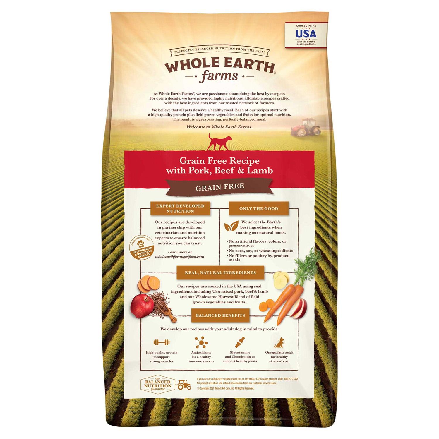 Grain Free Pork Beef & Lamb Recipe Dry Dog Food U94338