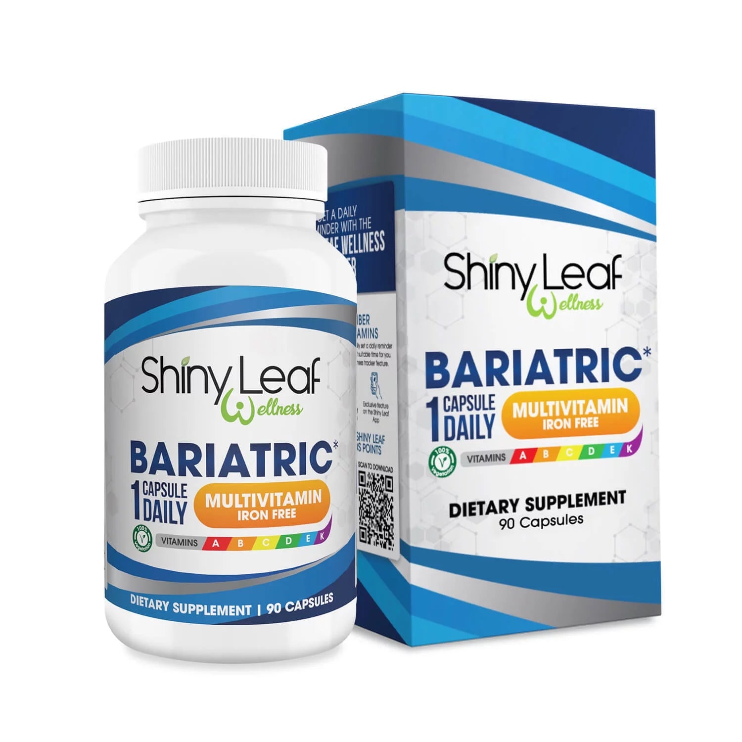 30 Capsules Bariatric Multivitamin Iron-Free Vegetarian Capsule T96841