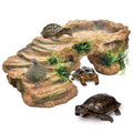 Resin Basking Platform Rectangular Aquarium Turtle Tank Decorations I95184