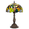 Stained Glass Table Lamp 12X12X19 Inch Sea Blue I491