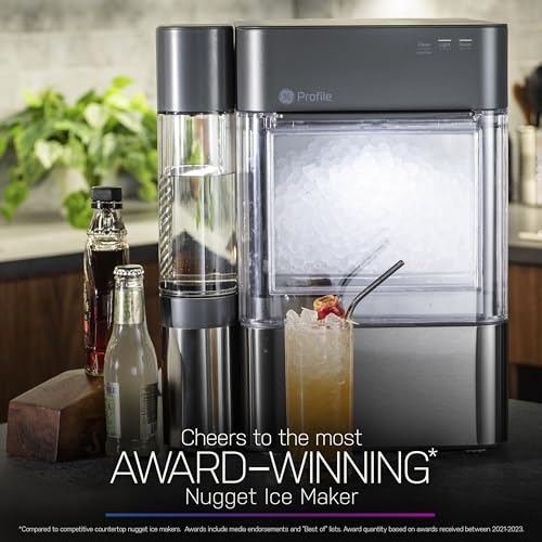 0.75 Gallon Countertop Nugget Ice Maker, Stainless Steel O43767
