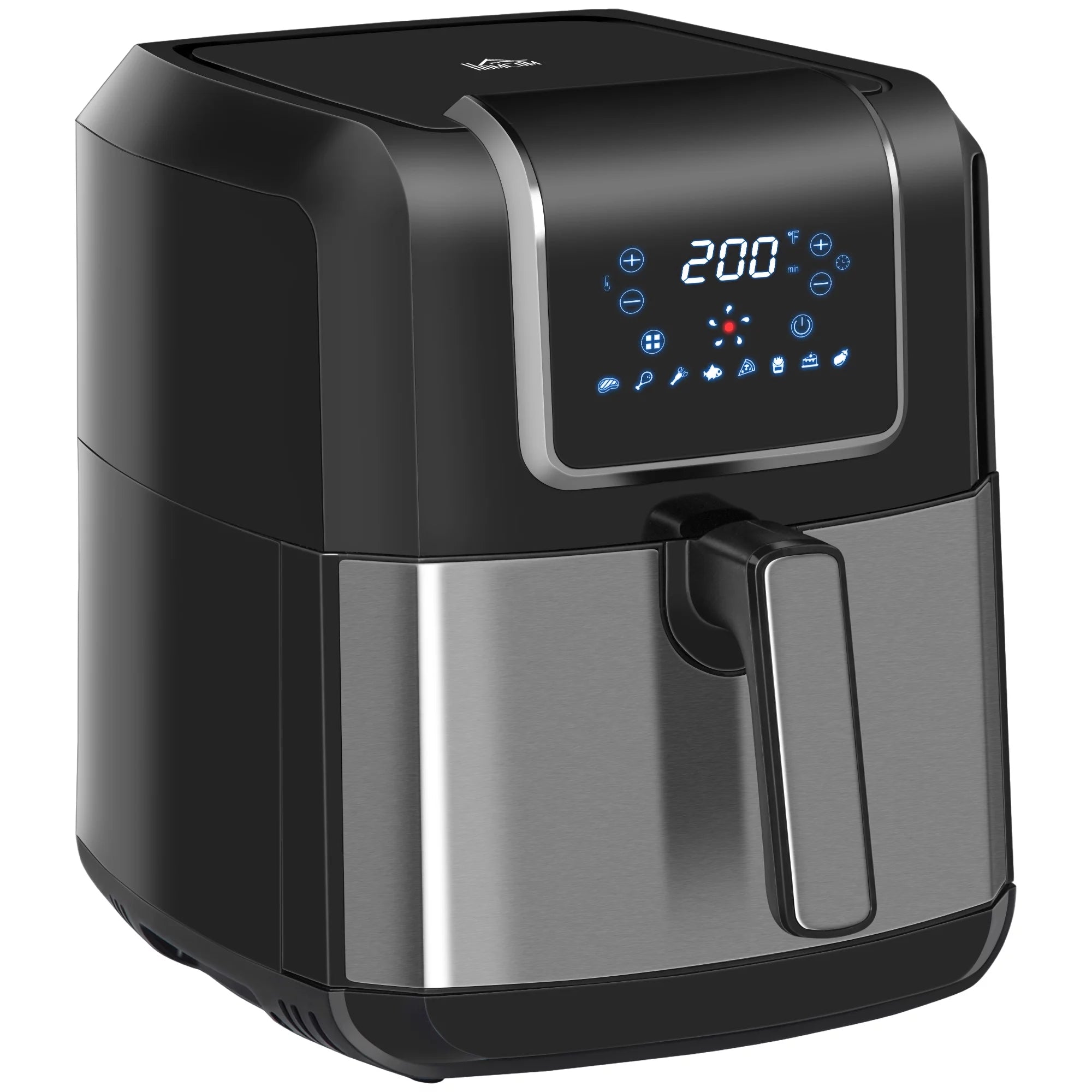 Black 6.9 Quart Air Fryer with Nonstick Basket C45076